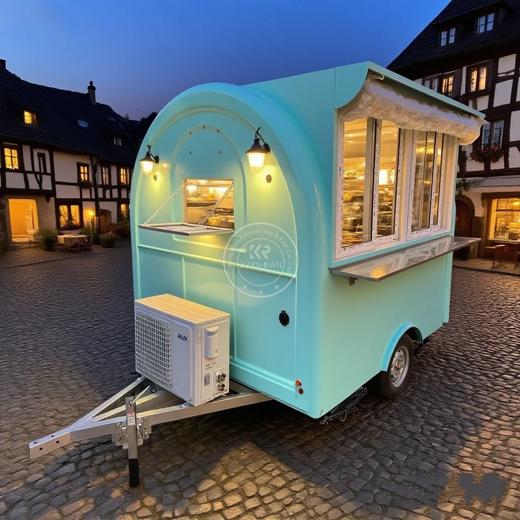 

USA Standard Custom Hamburger Pizza Hot Dog Food Trailer Mobile Food Truck Fully Equipped Fruit Snack Concession Food Cart