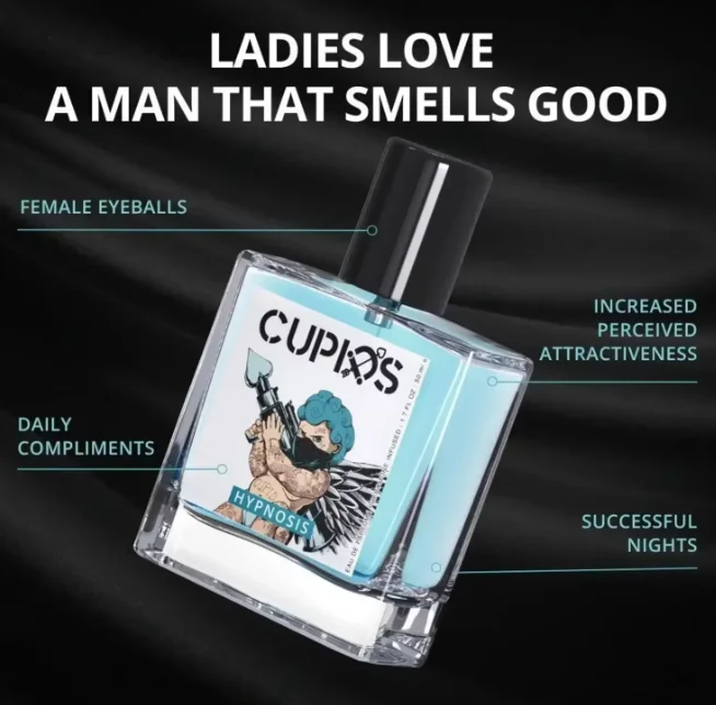 50ml Original Cupid Men\'s Pheromone Cologne Lasting Mature Hypnotic Rich Fragrance High Quality Hombre Perfume Body Spray