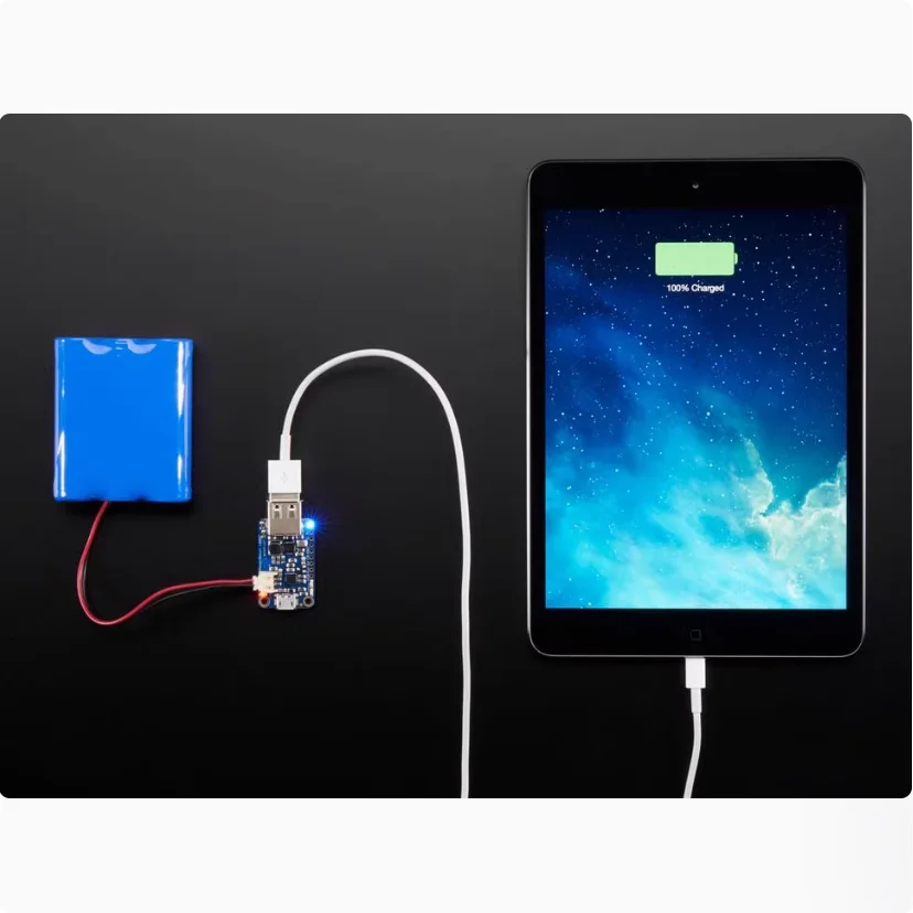 2465 PowerBoost 1000 Ladegerät Wiederaufladbar 5V Lipo USB Boost – Detail 2