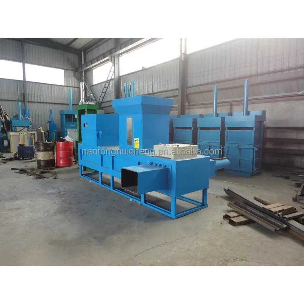 Wood Shavings Sawdust Press Baling Packer Machine