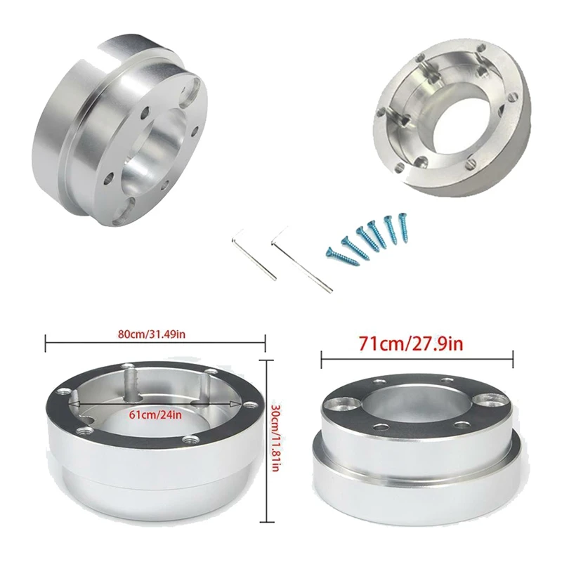 HFES para Logitech G29 G920 G923 placa adaptadora de 70Mm para volante de 13 pulgadas PCD modificación de juego de coche de carreras