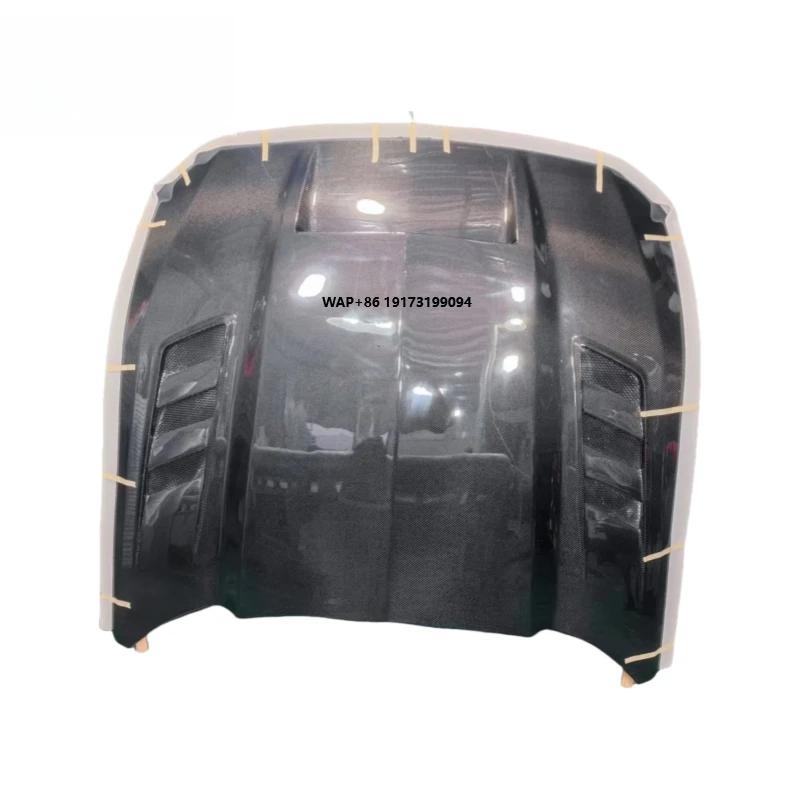 

Carbon Fiber Front Engine Hood Bonnet for Mustang 2025 Perfect Fitment