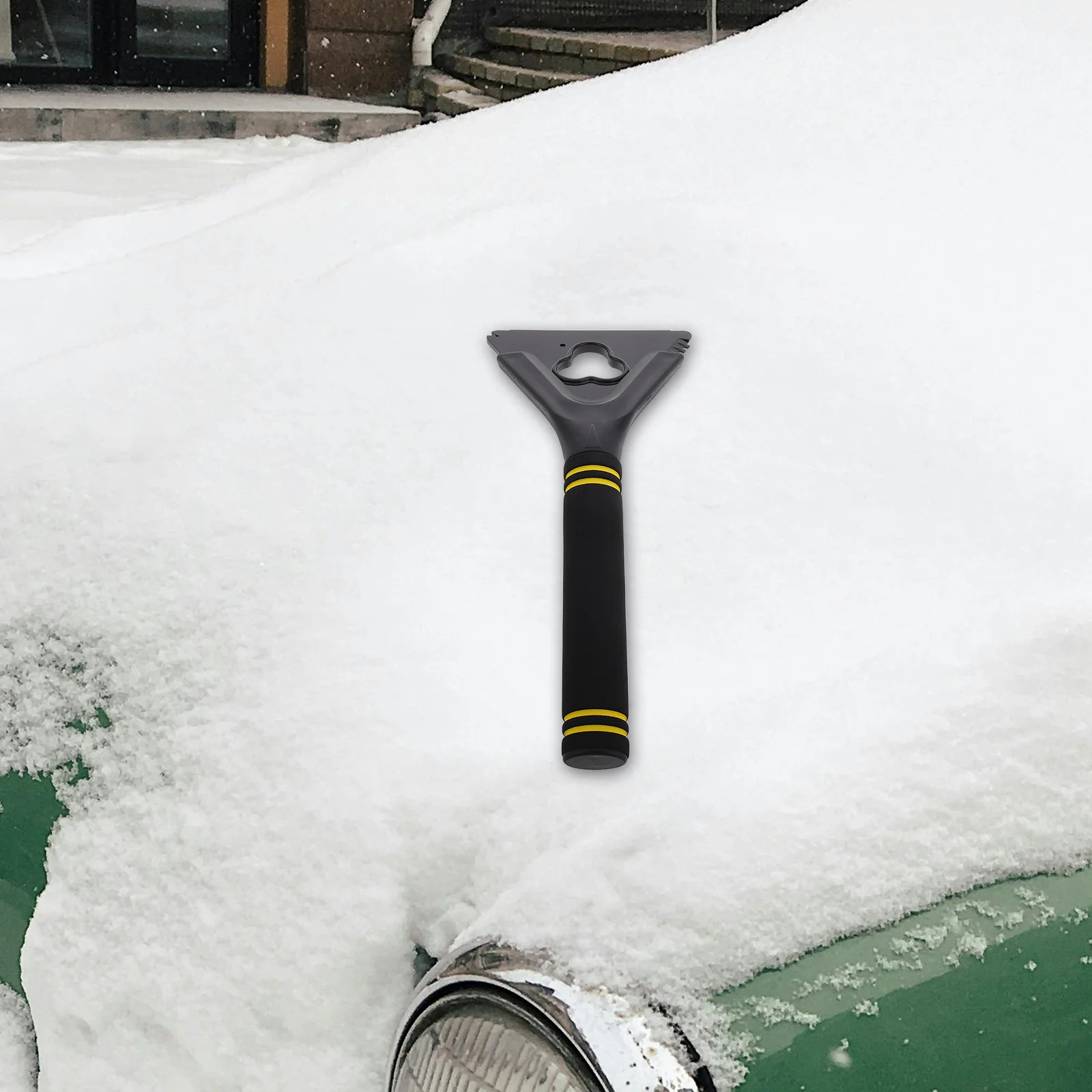 

Car Snow Ice Scraper Portable Ergonomic Handle Long-Lasting Design Frost Removal Tool Winter Vehicle Accessories Windshield