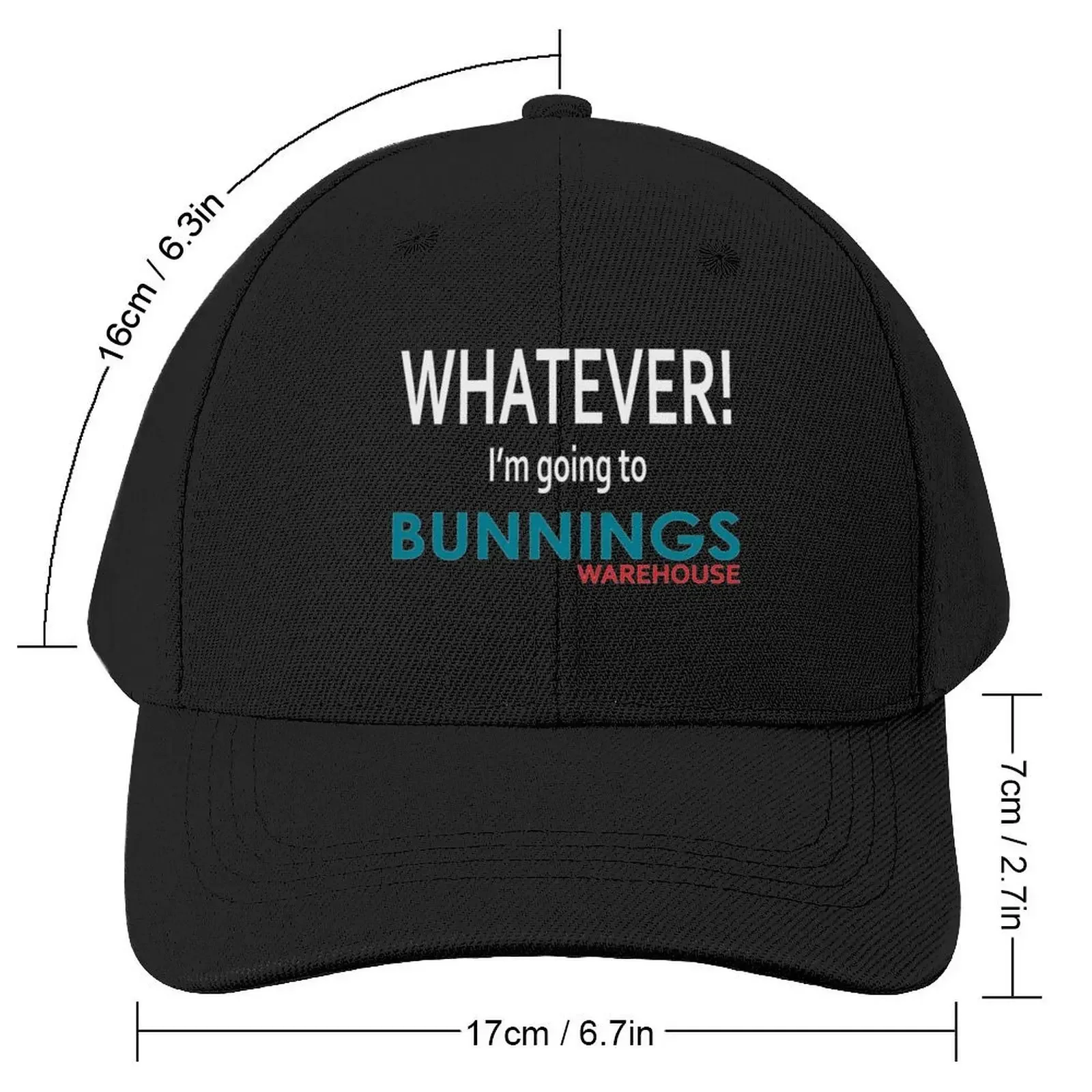 Whatever! I'm going to Bunnings Baseball Cap Sunhat fashionable Golf Women Men's