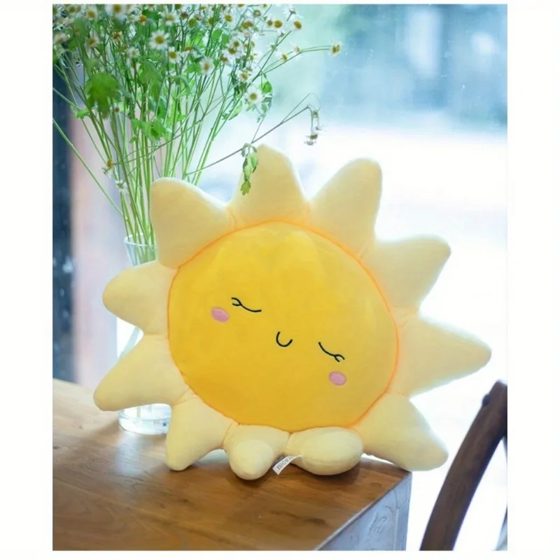 رائعتين الشمس سحابة ألعاب من نسيج مخملي وسادة جديدة لطيف الكرتون وسادة أريكة رقيق بلوشي للمنزل ديكور السرير غرفة المعيشة هدايا مريحة #5