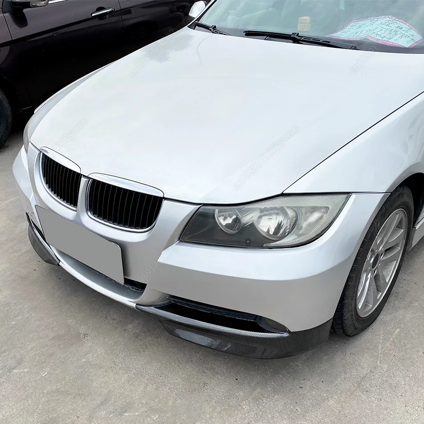 

Для BMW 3 серии 318i 320i 330i E90 E91 Предварительно личность 2005-2008 ABS Черный автомобильный передний бампер Разделитель губ Диффузор Комплект кузова Спойлер