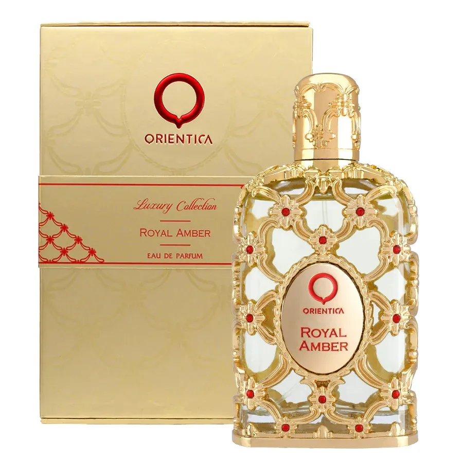 Orientica Royal Amber EDP 2.7oz - عطر Amber Vanilla Woody طويل الأمد للجنسين، هدية فاخرة لعيد الميلاد والعطلات #2
