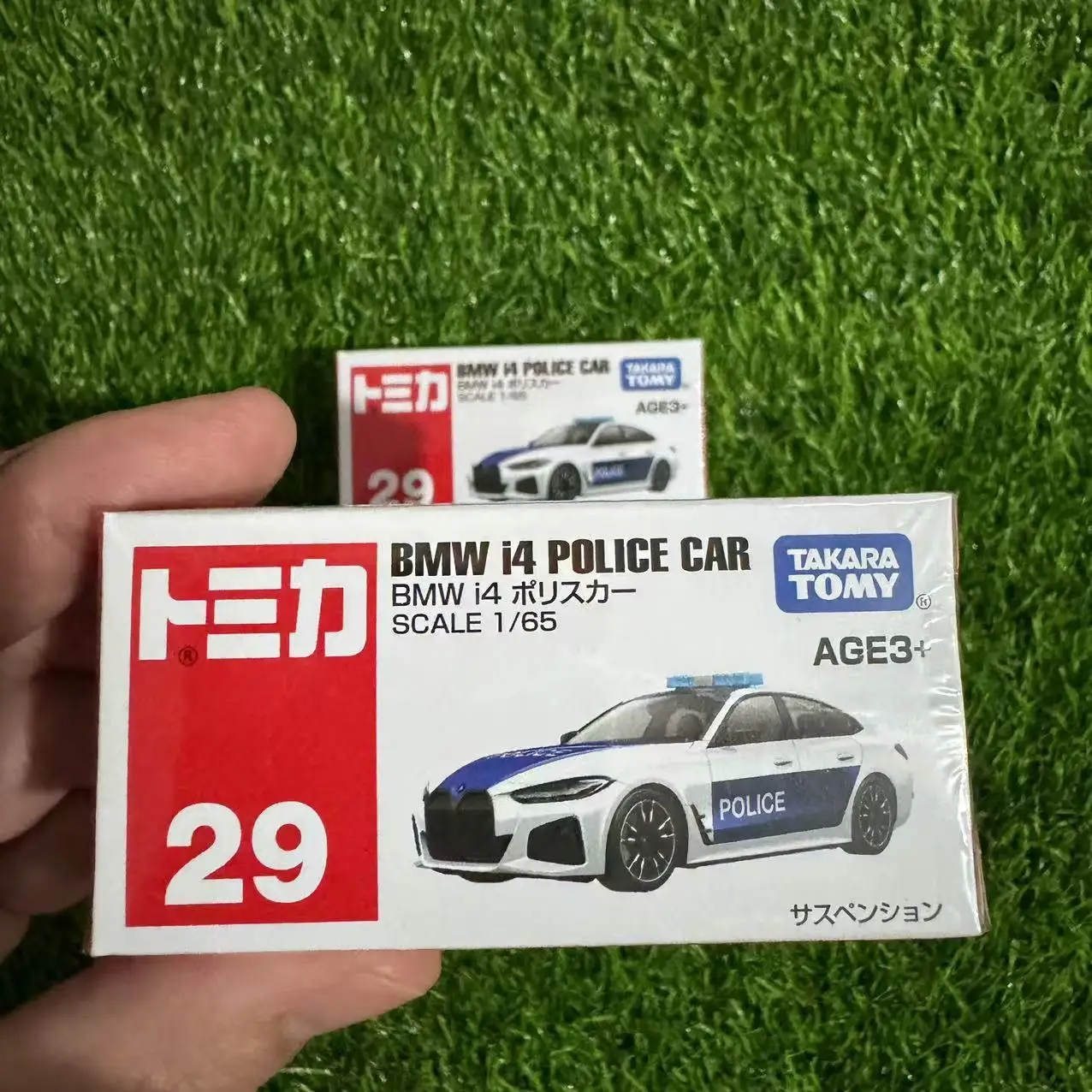 

Литой автомобиль Takara TomyTomica No29 - BMWi4 Polica Cars Hot Pop 1:64 Автомобиль из сплава, литая под давлением металлическая модель для детей