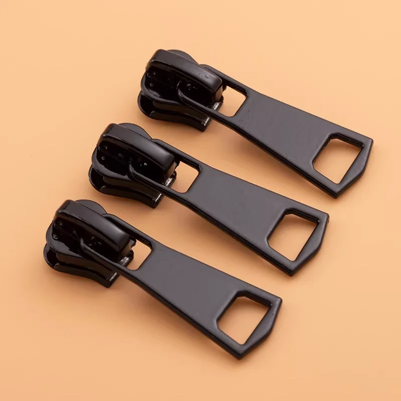 5Pcs Zipper Sliders 5# Universal,Replaceable for Down Jackets & Coats,Fits Metal & Resin Zippers