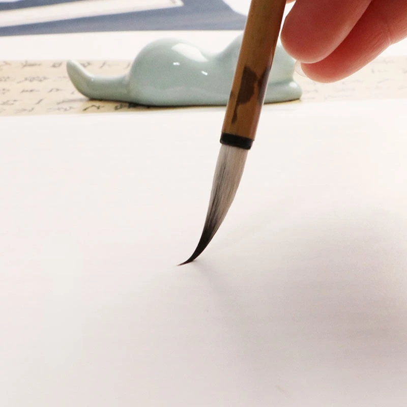 Rabbit Woolen Hair Multiple Hair Brush Chinese Calligraphy Small Regular Script Song's Calligraphy Brush Line Drawing Brush Pen