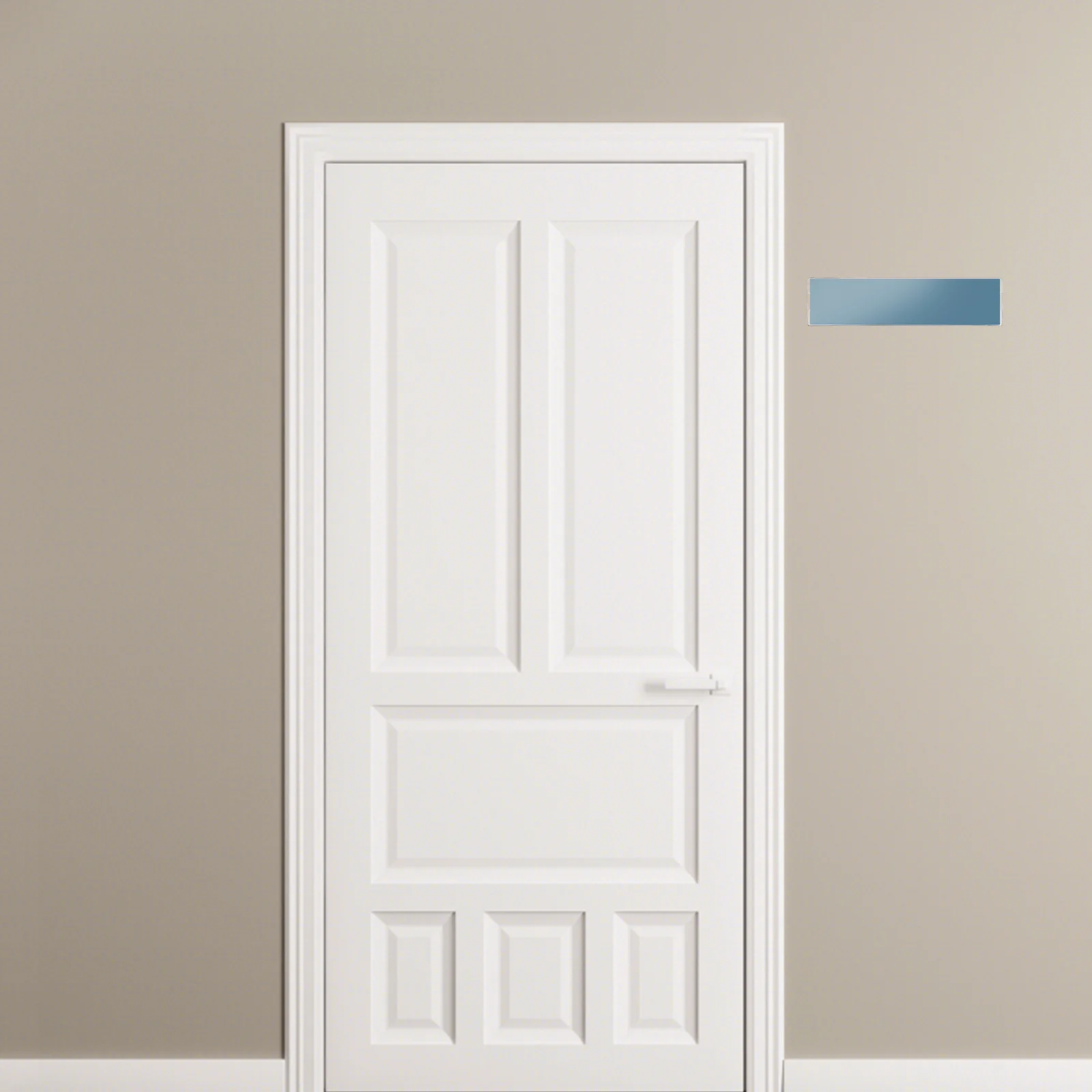 

6pcs Acrylic Name Plate Holder Clear Wall Office Door Sign Frame Desk Nameplate Display Adhesive Label Holder For Classroom