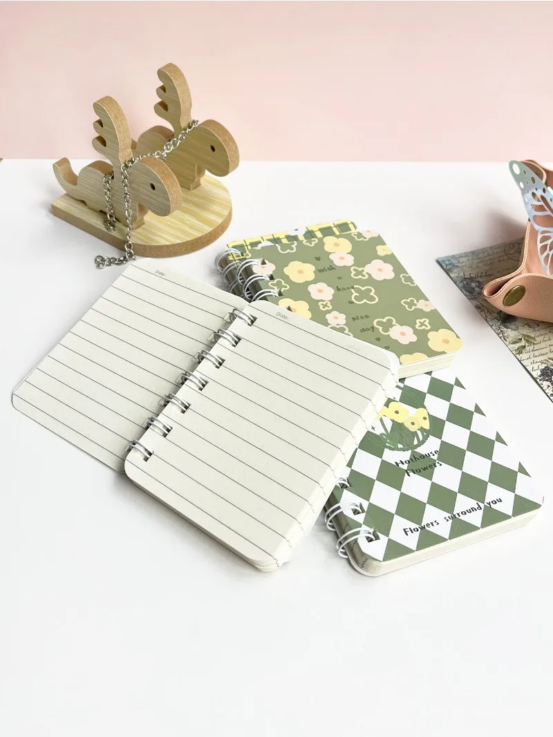 80 Sheets Line Mini Pocket A7 Diary Notebook To Do Notepad Office Accessories Notebook Acessórios Word Blank Grid Diary