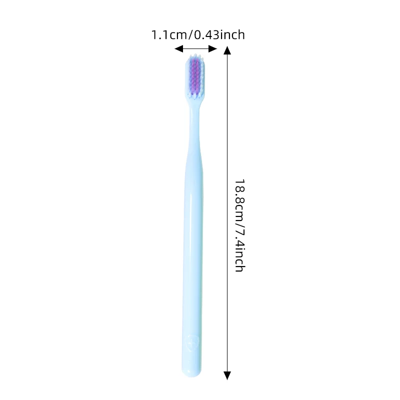 5 sztuk szczoteczek do zębów dla dorosłych Bogate kolory Szerokie główki 26 otworów Sadzenie włosia 0,18 mm Miękkie włosie do pielęgnacji dziąseł