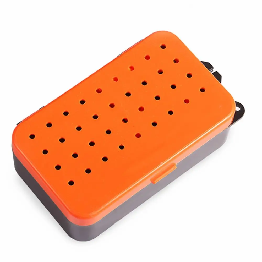Box 2 Compartments Storage Space Fishing Tool Fishing Tackle Boxes Lure Case Fishing Bait Box Worm Container Baits Container
