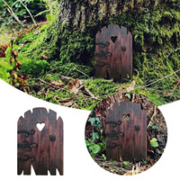 Fairys Doors For Trees Outdoor Miniature Fairys Door For Tree Decoration Fairys Garden Accessories