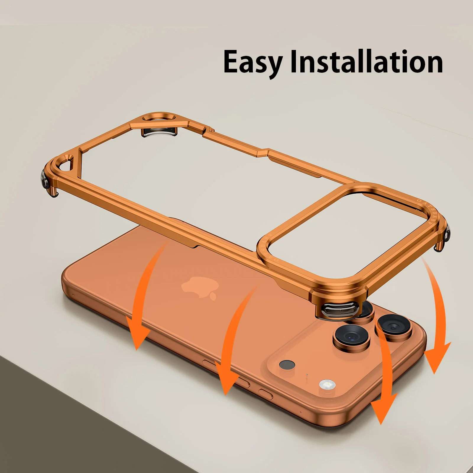Oatsbasf Metal Phone Case for iPhone 17 Pro/Pro Max/17/Air Case Minimalist Support Wireless Charging Ultra-thin Protecitve Case Oatsbasf Metal Phone Case for iPhone 17 Pro/Pro Max/17/Air Case Minimalist Support Wireless Charging Ultra-thin Protecitve Case