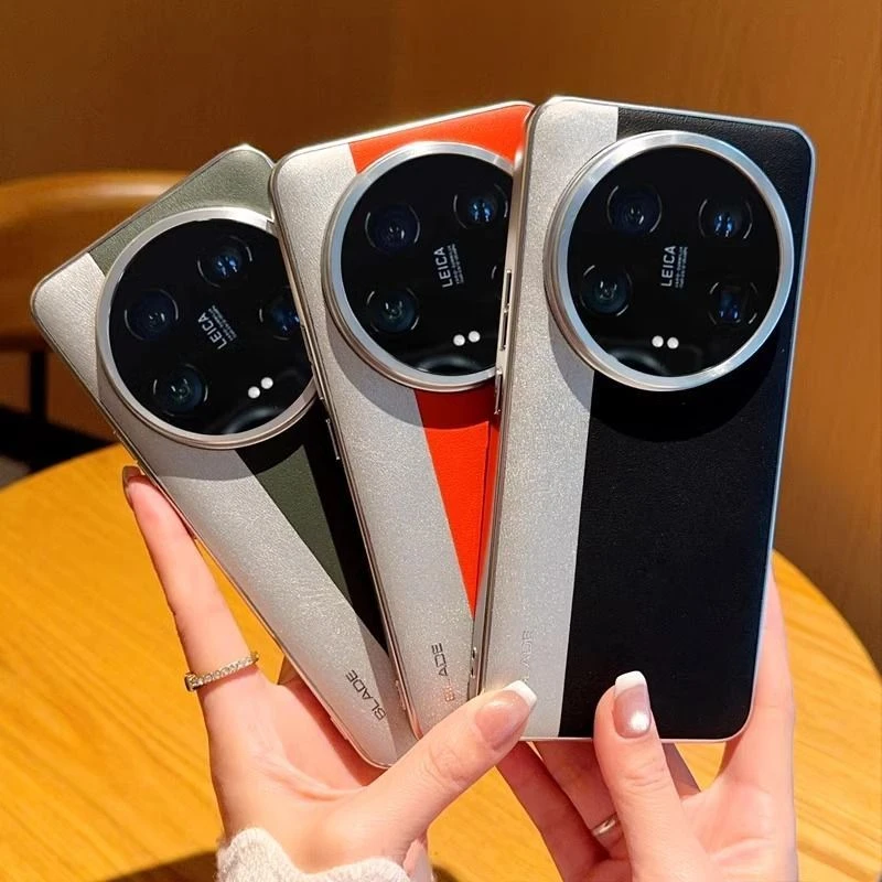 

Для Xiaomi 15 14 13 Ultra Чехол в стиле ретро с объективом и большим отверстием Кожаный матовый чехол Для Xiaomi 15 14 13Ultra Противоударный бампер