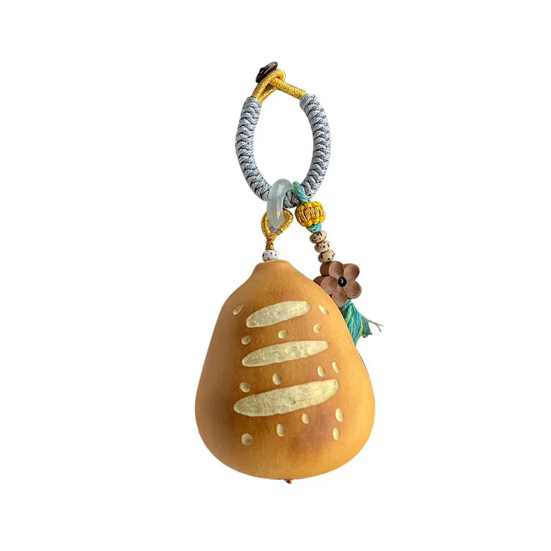 Carved Printed Chubby Gourd Handheld Piece Cute Gourd Bag Pendant Hand Twisted Hanging Ornament Gifts