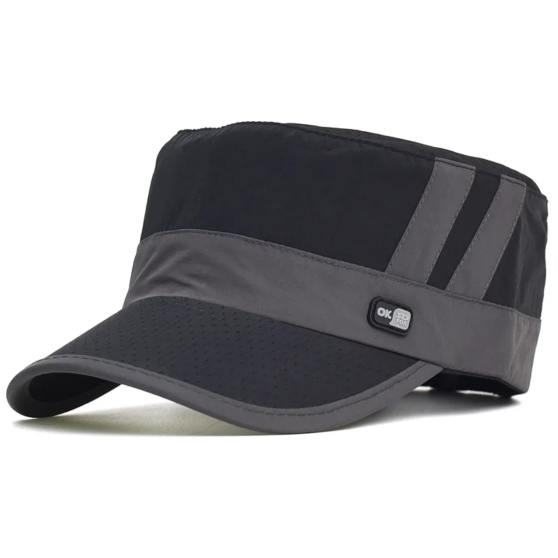 Big Head Flat Hat for Men Women Oversized Plus Size Outdoor Cadet Cap  Faux Linen Basic Cadet Cap Everyday
