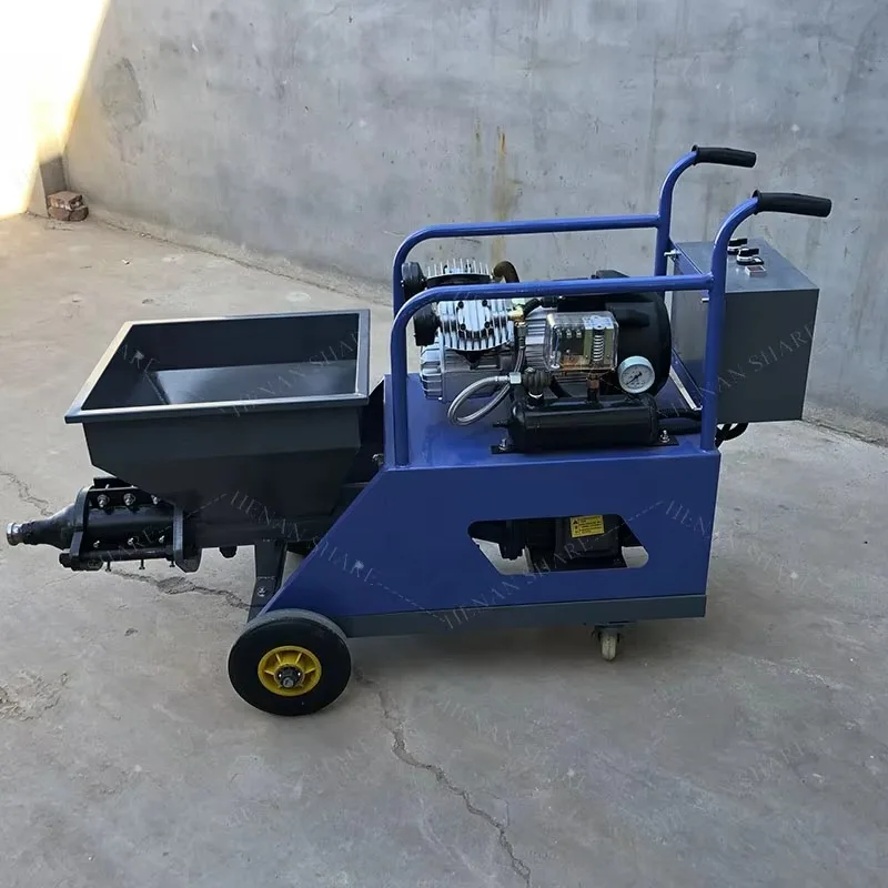 

New Style Concrete Mortar Spraying Machine High Pressure Wall Spray Plastering Machine Wall Cement Plastering Machine