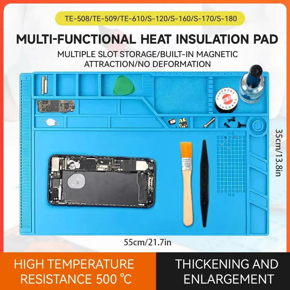 Tampone di riparazione resistente al calore isolante 3C riparazione elettronica del telefono cellulare tappetino in silicone piattaforma da lavoro