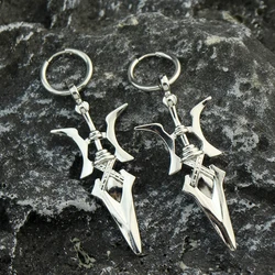 Death Note Misa Amane Cosplay Earring Halberd Drop Earrings for Girl Halloween Goth Cross Ear Clips Ear Cuffs Fashion Gifts