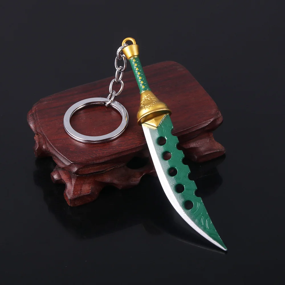 LLavero de Anime Deadlys Seven Sins Nanatsu no Taizai Axe Escanor Rhitta, llavero con colgante para abridor de botellas para hombres y mujeres, joyería de regalo