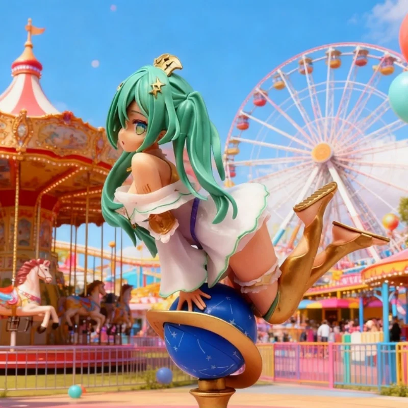 الإصدار. هاتسون ميكو أنيمي الشكل Kawaii غلوب فتاة عمل الشكل الكبار جمع نموذج سطح المكتب زخرفة دمية لعبة للطفل هدية #4