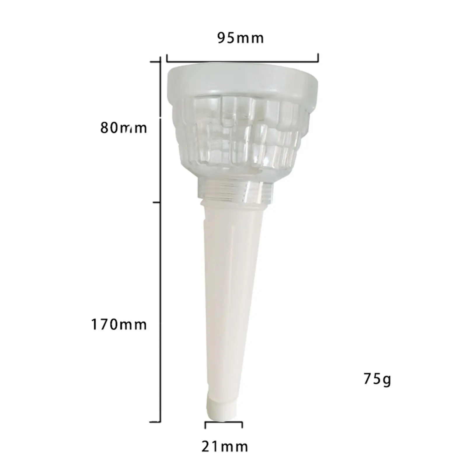 قمع الزيت بدون اتصال مع مقبض قمع التزود بالوقود قمع زيت السيارة للسائل #6
