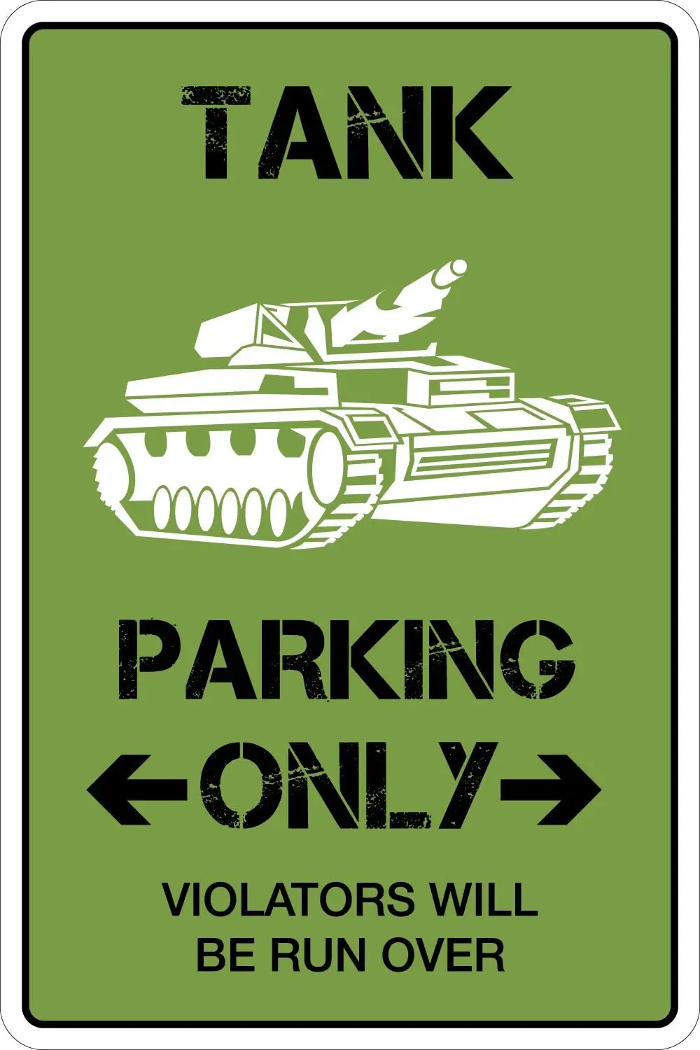 Tank Parking Only 8