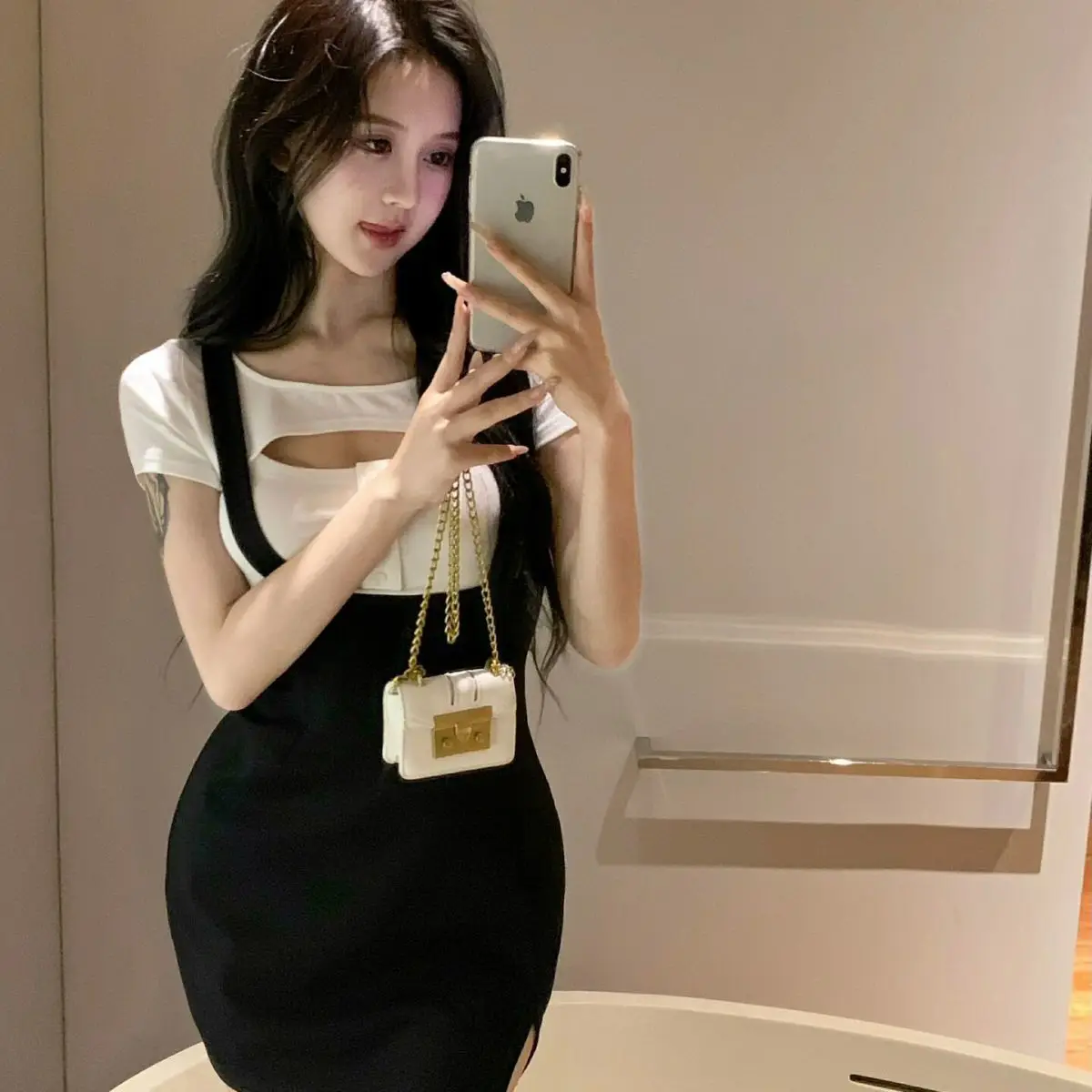 

Women's Korean Chic Outfits, Club Outfits, Y2K Sexy Two-Piece Sets, Mini Dress, Gothic Dress, Summer Dresses