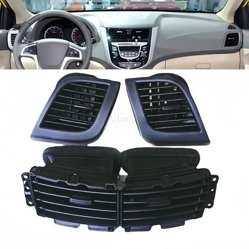 Car AC Left Right Center Air Duct Vent Nozzle Air Conditioning Outlet Fit for Verna for Solaris 974601R000 Accessories