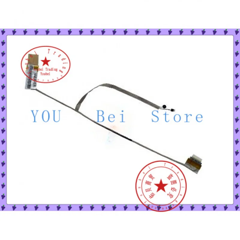 Linha para ASUS X84 X84H X84C X84L X44/C/L/LY/H/HY/HR X43S A43S A83 A83S A84 A84S K84L K84HR K43S Laptop LED LCD LVDS Cabo de vídeo