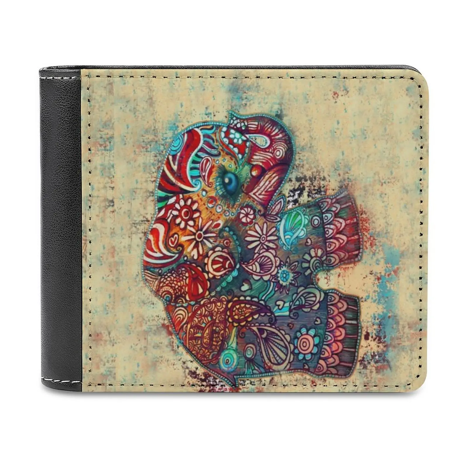 

Vintage Elephant Business Men Wallets Small Money Purses New Design Dollar Price Top Wallet Elephant Animal Elephants Elephant