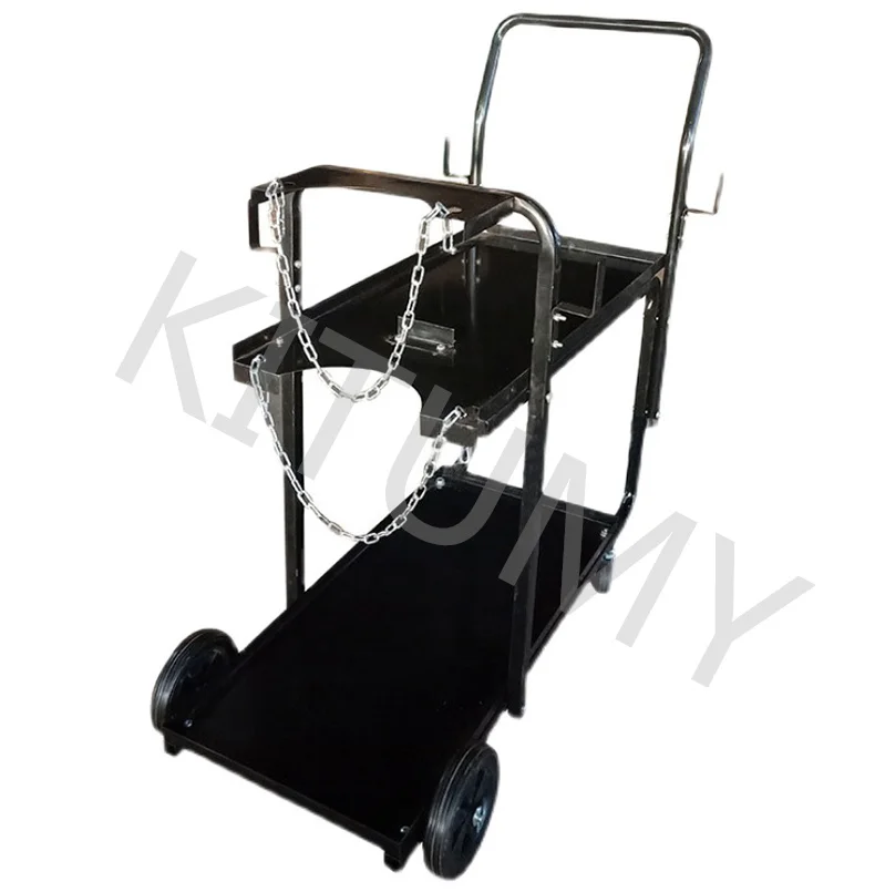 Argon Arc Welding Electric Welding Machine Tool Cart Trolley Multifunctional Storage Shelf Layer Repair Mobile Workshop