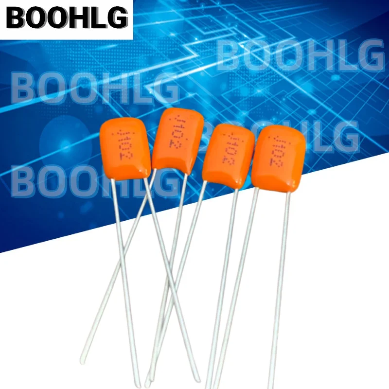10PCS 1000PF 100V APS Capacitor de filme de áudio laranja 100V 102 1000PF
