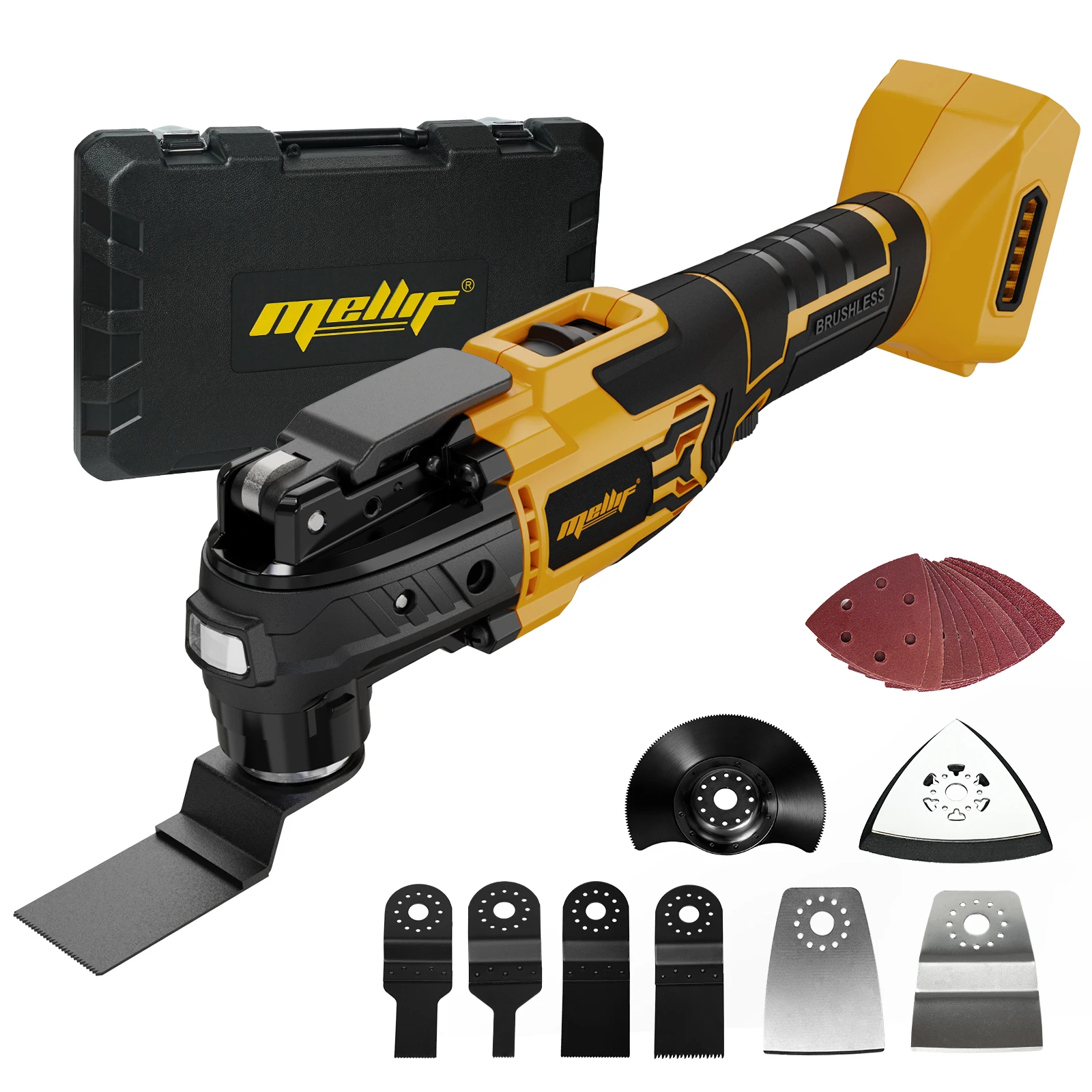 Cordless Oscillating Multi-Tool Compatible with Dewalt 20V Max Battery, Brushless Oscillating Saw(battery not included)
