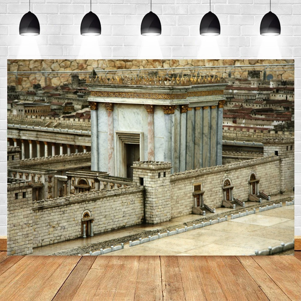 خلفية مشهد القدس للمناسبات الدينية اليهودية وحفلات الحاج ومهرجان التصوير الفوتوغرافي وخلفية استوديو الصور دعائم كشك الصور