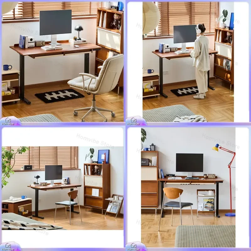Dual Motor Standing Desk Frame Height Adjustable Sit Stand Up Desk Ergonomic Home Office Computer Table Durable