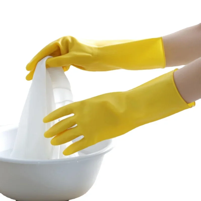 1pair Kitchen Cleaning Gloves, Household Waterproof Gloves For Dishwashing, Laundry And More