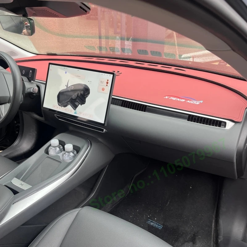 

Anti-slip Suede Leather Darsboard Mat For Xpeng M03 Sun Protection Heat Insulation Car Interior Decoration Sunade Pad