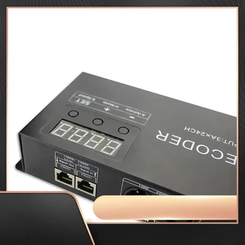 

Digital 24CH RGB RGBW DMX512 Decoder, RGBW 512 Decoder DMX 512 Controller For LED Strip