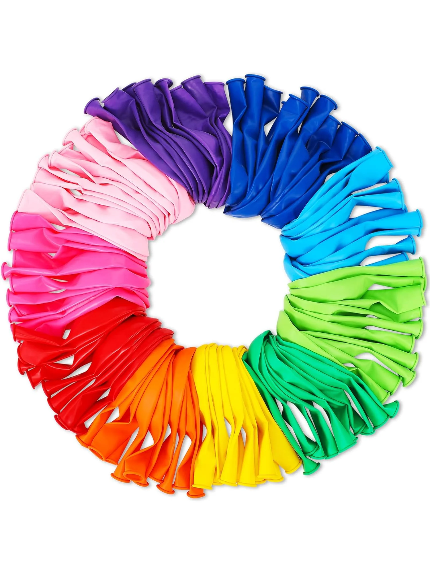 1000 12 Inch 10 Assorted Rainbow Colors Bulk Pack Of Strong Latex Balloons For Party Decorations, Birthday Parties Or Arch Decor