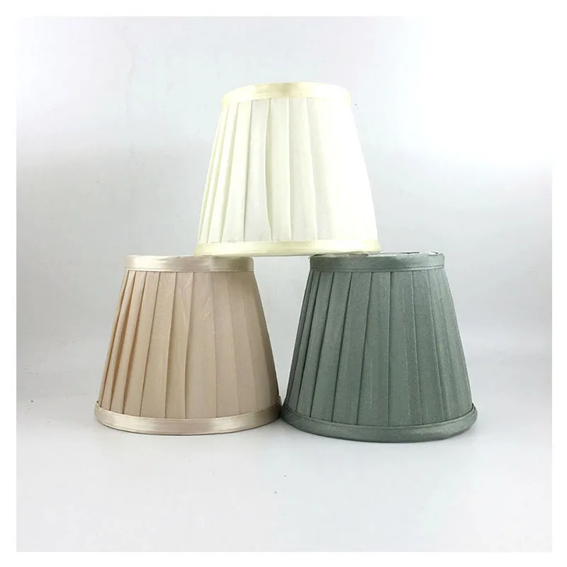 

Американский декоративный абажур, обновление тканевых плиссированных абажуров, отверстие E14 3 см