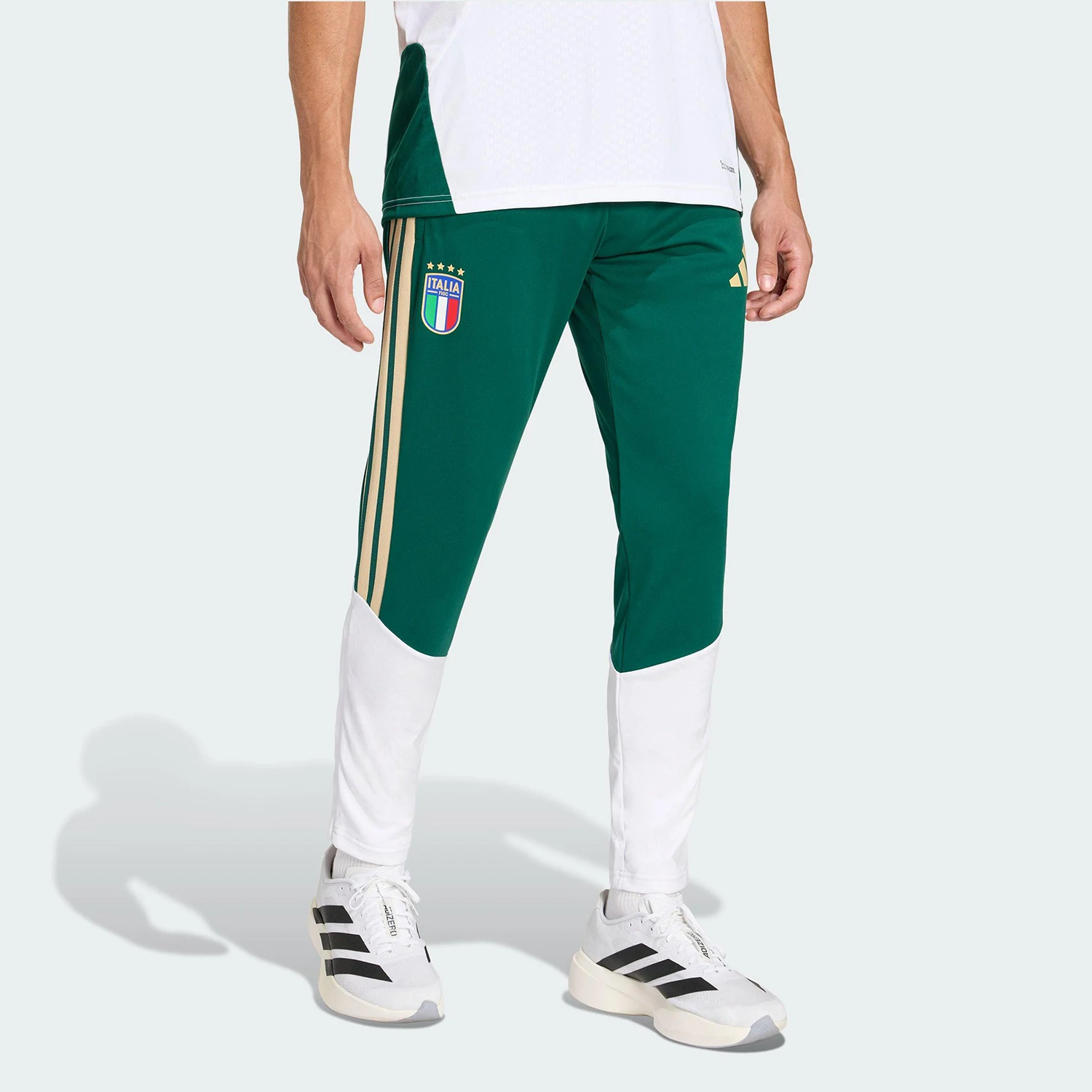 Adidas Originals genuine Men's Patched Elastic Waist Slim Fit Soccer Long Pants JZ9377