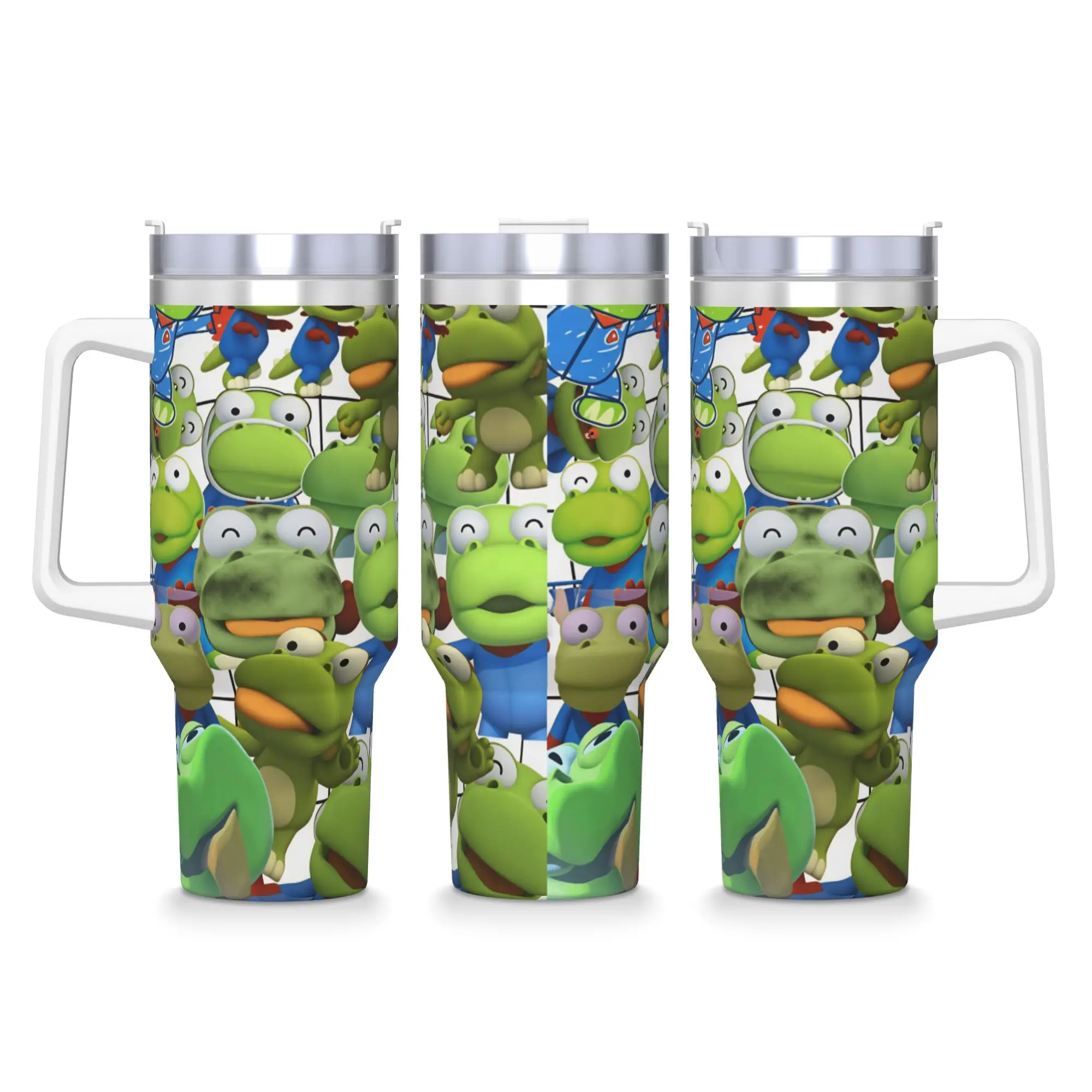 Stainless Steel Tumbler Cartoon P-PororoS Thermal Cups  Portable Cold and Hot Car Mugs Travelist Graphic Water Bottle