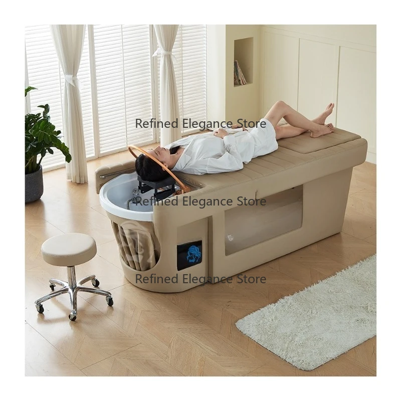 高級電動スパベッド、調節機能付き、モダンデザインのヘッドスパとフットスパ、ホテルでの使用に適したマッサージベッド