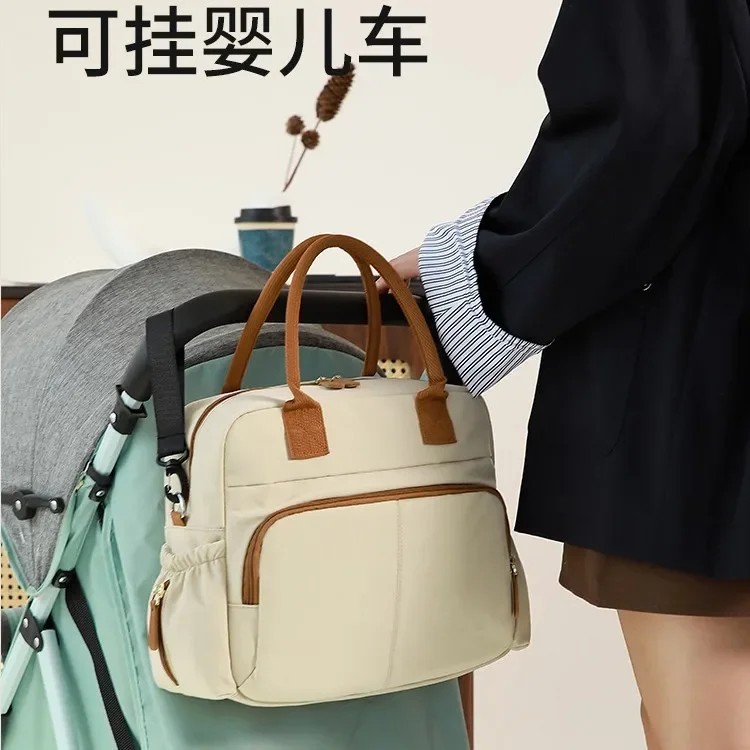 Mommy Diaper Bag Large Capacity Organizer For Baby Diapersr Stroller Hanging Bags Maternity Women Fashion Tote Lightweight Gifts