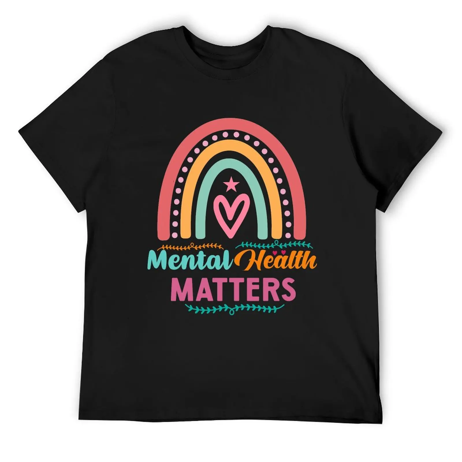 Mental Health Matters T-Shirt summer top new edition aesthetic clothes funny t shirts for men