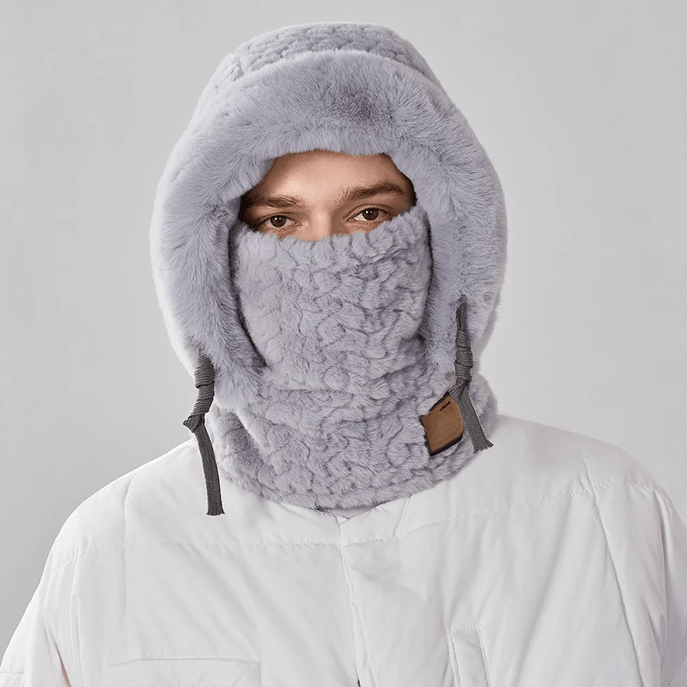 Womens Windproof with Full Neck and Face Coverage Soft Plush Thermal Fleece Lining for Cold Weather Outdoor Activities